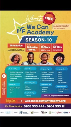 We can academy season 10(Free Korean Class Open)#한국어#kenya#nairobi#freekoreanclass#케냐