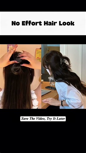 Easy Half-Up Hairstyle with Claw Clip-Simple Styles in Minutes#clawclip #halfuphairstyle #quickhair