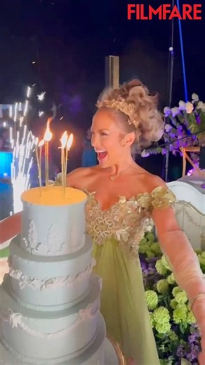 Inside #JenniferLopez's #Bridgerton themed birthday party. ❤️ #FilmfareLens | Filmfare
