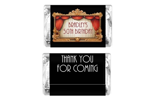 Editable Mini Personalized Candy Wrappers, Birthday Party Favors, Movie Theme, DIGITAL DOWNLOAD, Customizable Label for Miniature Chocolate - Etsy