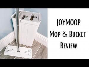JOYMOOP Mop and Bucket System Review | Amazon Floor Cleaning Tools | Flat Floor Mop