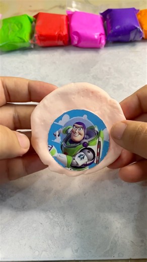 Colorful Play-Doh Surprise 🎨 #PlayDoh #ToyStory #OddlySatisfying #Shorts