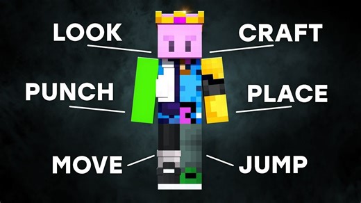 【中英字幕/Baablu】七位油管主在MC里同时操纵一名玩家