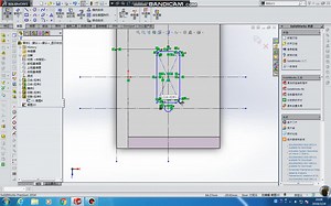 soildworks 草图 镜像 复制操作建模教程。5