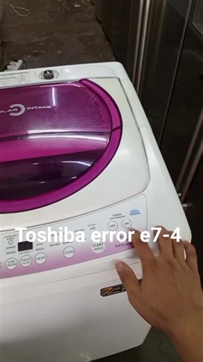 Cara Reset Mesin Basuh Toshiba Error E7-4