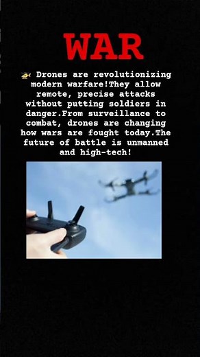 🚁 Drones are revolutionizing modern warfare #militarytech #militarytechnology #cuas #smartdefence