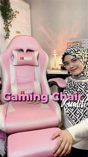 Kerusi gaming ada bantal urut | item 128