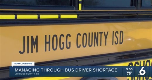 Jim Hogg County ISD faculty and staff become bus drivers to prevent shortage
