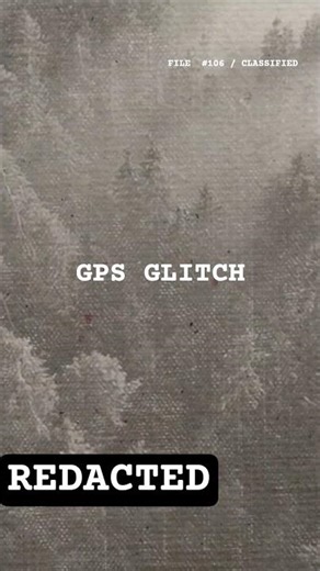 Lost Signal #106: Found footage of a GPS glitch in Blackwood Forest. 📂🌲