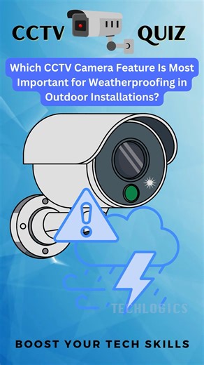 Techlogics on Instagram: "Which CCTV Camera Feature Is Most Important for Weatherproofing in Outdoor Installations? Explore the key features that ensure outdoor CCTV cameras can withstand harsh weather conditions. Learn why IP66/IP67-rated enclosures are essential for reliable outdoor surveillance. #CCTV #OutdoorSurveillance #Weatherproofing #SecurityCameras"