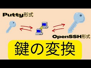 鍵を変換（OpenSSH形式 ↔ Putty形式） | 10 公開鍵と秘密鍵
