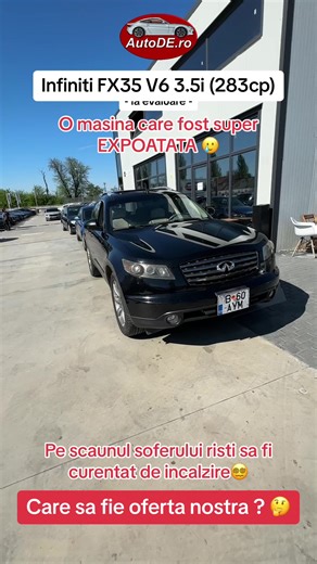 Infiniti FX35 V6 3.5i (283cp) - Evaluare detaliată și ofertă specială