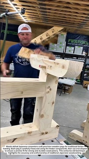Amazing Japanese Wooden Peg Making | Precision Timber Joinery Process
