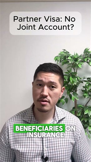 Australian Partner Visa: No Joint Bank Account?