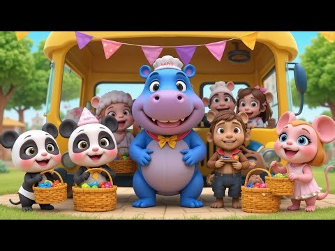 🌈 Baby Bus – Fun Learning Adventure for Kids! | Nursery Rhymes | Kids Songs | Baby Cartoon 🚍🎶