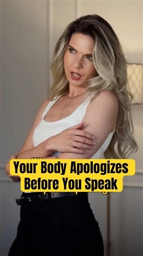 Your Body Apologizes Before You Speak — Fix This One Habit for Instant Authority