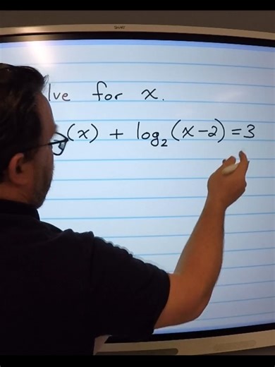 Solving the Equation: log₂ (x) log₂ (x - 2) = 3