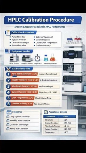 HPLC Calibration Method | Step-by-Step Procedure#HPLC #Calibration #PharmaceuticalAnalysis #Qc