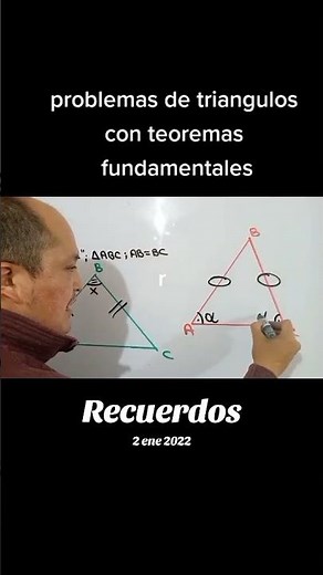 solving a triangle problem using the isosceles triangle