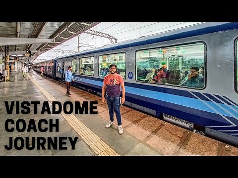 Deccan Queen Pune to Mumbai Vistadome Coach Train Journey