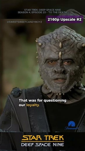 [4K] You fought well | The Sisko | Star Trek: DS9 S4E23 'To the Death' #shorts #startrek #clips