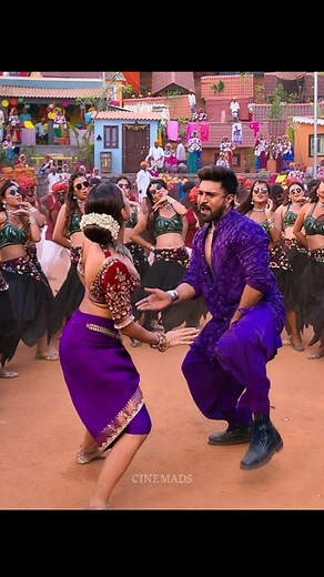 Jaragandi Song అరాచకం అంతే 🥵🔥| Ram Charan #Ramcharan #Gamechanger #Kiaraadvani | Cinemads Telugu