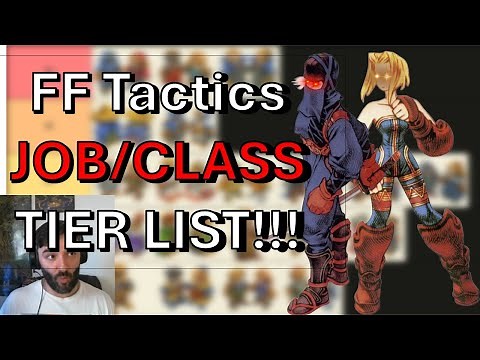 Final Fantasy Tactics Job Class Tier List & Overview
