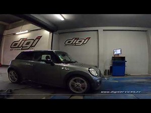 Mini Cooper S JCW 1.6T 192cv AUTO Reprogrammation Moteur STAGE 2 @ 216cv Digiservices Paris 77 Dyno