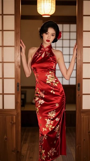 Can I hear your voice tonjght .please?#qipaodress