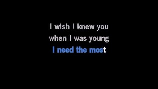 Karaoke Wish I Knew You - The Revivalists - CDG, MP4, KFN - Karaoke Version