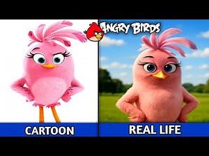 Angry Birds all character in real life। Cartoon real life।Real life angry birds cartoon। Realistic