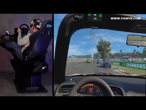 YAW3 Motion Simulator - Assetto Corsa EVO racing gameplay