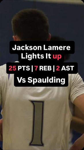 VTHoopScene🏀 on Instagram: "Jackson Lamere | U-32 | Sophomore 25 PTS | 7 REB (3 ORB) | 2 AST | 1 STL | 1 BLK vs. Spaulding Jackson Lamere had a standout performance, showing scoring versatility and confidence attacking the rim and hitting from deep. He controlled the glass with three offensive rebounds, created opportunities for teammates, and made an impact on both ends with a steal and a block. Calm and composed, the sophomore helped lead U-32 to the win and is going to be one to watch in the