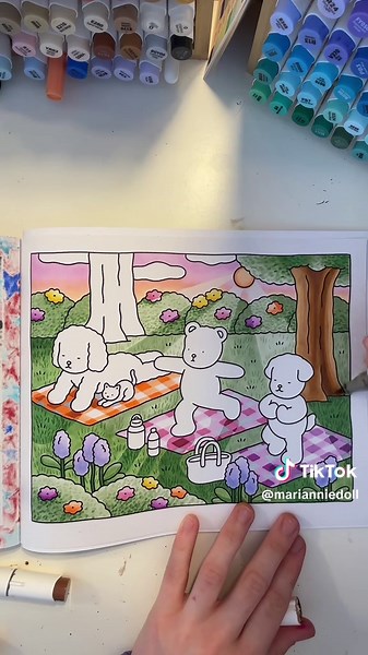 Springtime Yoga and Colouring Vlog Experience