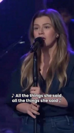 🎤⚡️Kelly Clarkson performing “All The Things She Said” by t.A.T.u.