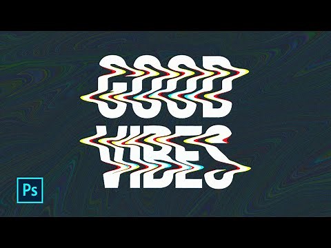 Glitch Distortion Text Effect | Photoshop Tutorial