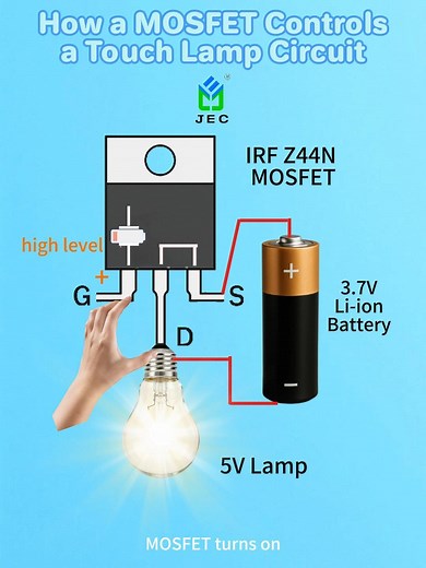 Understanding MOSFETs in Touch Lamp Circuits