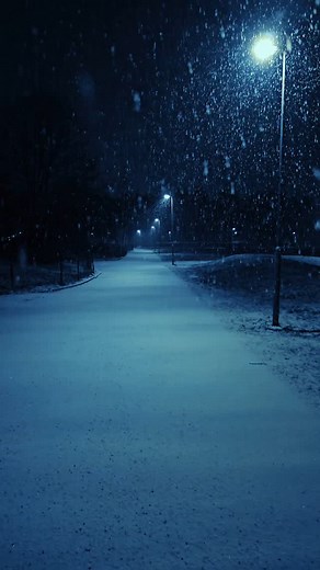 7.6K views · 4.7K reactions | dark snowy evening #winter #weather #nature #snow #snowfall | Coldvisions | Facebook