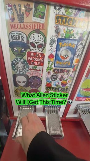 Alien Sticker Surprise Reveal!👽🎉#Stickers#Surprise#Aliens#Cool#Fun