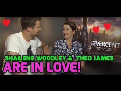 Shailene Woodley and Theo James discuss falling in love in Divergent