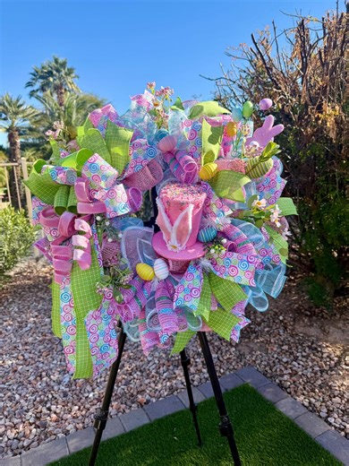 Bright and Fun Easter Holiday Wreath - Etsy