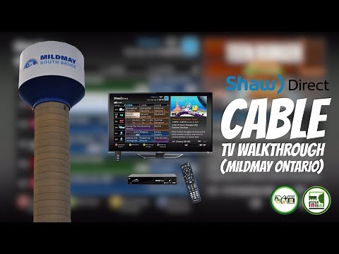 Shaw Direct Satellite TV Guide and Menu Walkthrough (TV Surfing in Mildmay/South Bruce) (REUPLOADED)