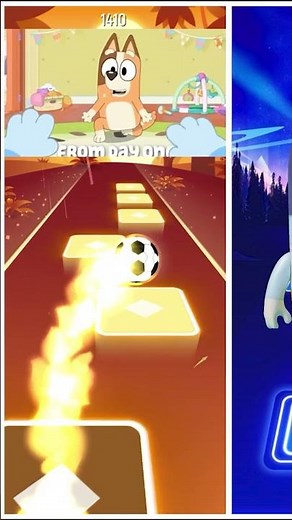 BLUEY BINGO-MINISODES FRIENDS, BLEUY MEGIC, BLUET FUNNY MOMeNTS ★★TILES HOP