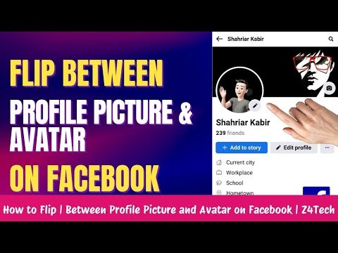 How to Flip | Between Profile Picture and Avatar on Facebook | Z4Tech