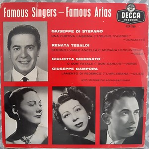 Various - Famous Singers – Famous Arias
