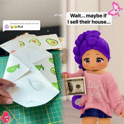 SHE SOLD HER HOUSE TO BUY YOU A BIRTHDAY PRESENT #roblox #shorts