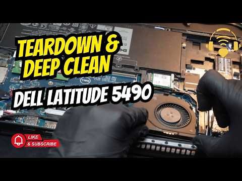 Dell Latitude 5490 Teardown & Deep Clean | Relaxing Restoration ASMR