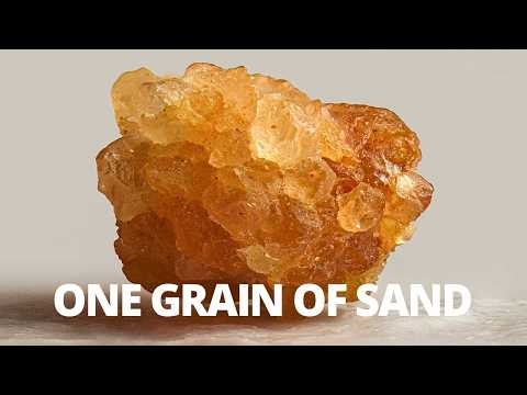 Extreme Macro: A grain of sand at 10x magnification