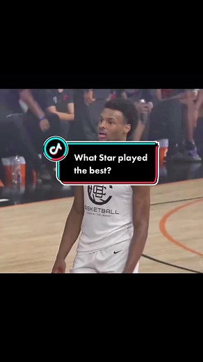 Who played the best? #ote #overtime #overtimeelite #bronnyjames #bronny #treyparker #showtimetreyy #jaredmccain #eliellis #cameronboozer #robdillingham