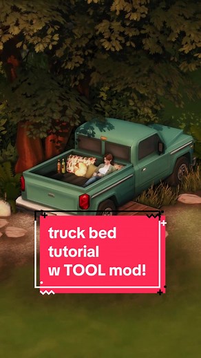 How to Create a Functional Truck Bed in The Sims 4 | Tutorial